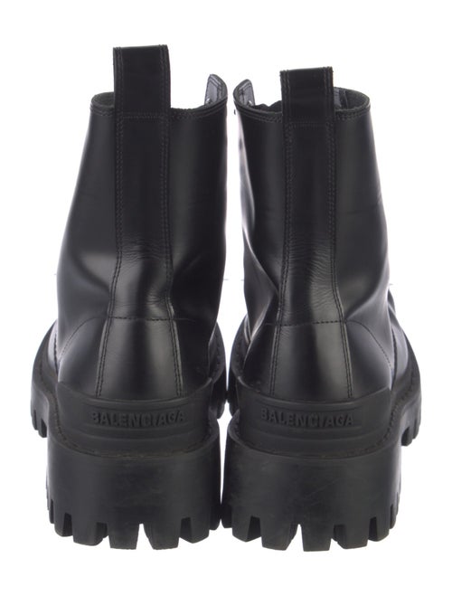 Balenciaga Leather Combat Boots
