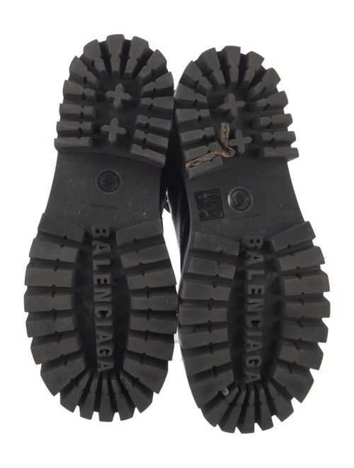 Balenciaga Leather Combat Boots