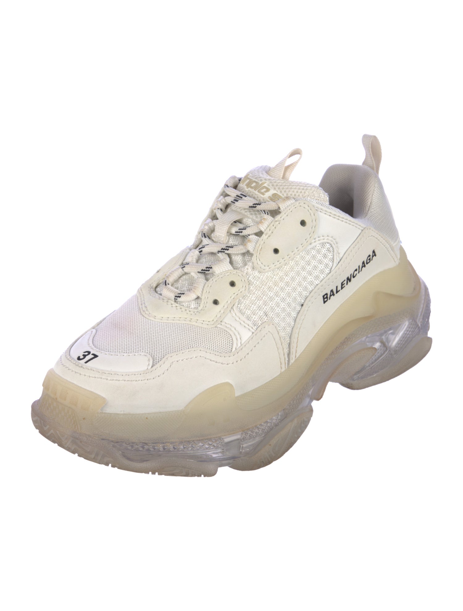 Balenciaga Triple S 'Clear Sole' Chunky Sneakers