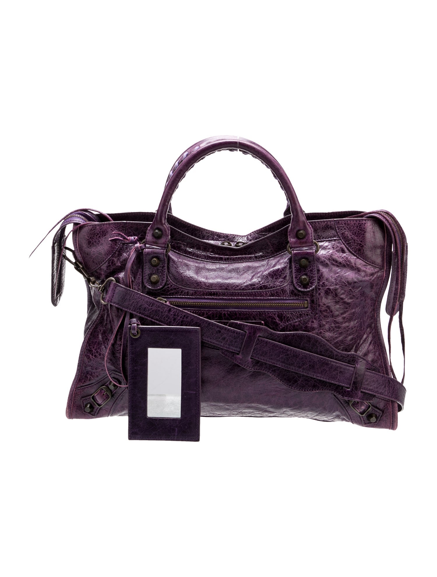 Balenciaga Leather Motocross Classic City