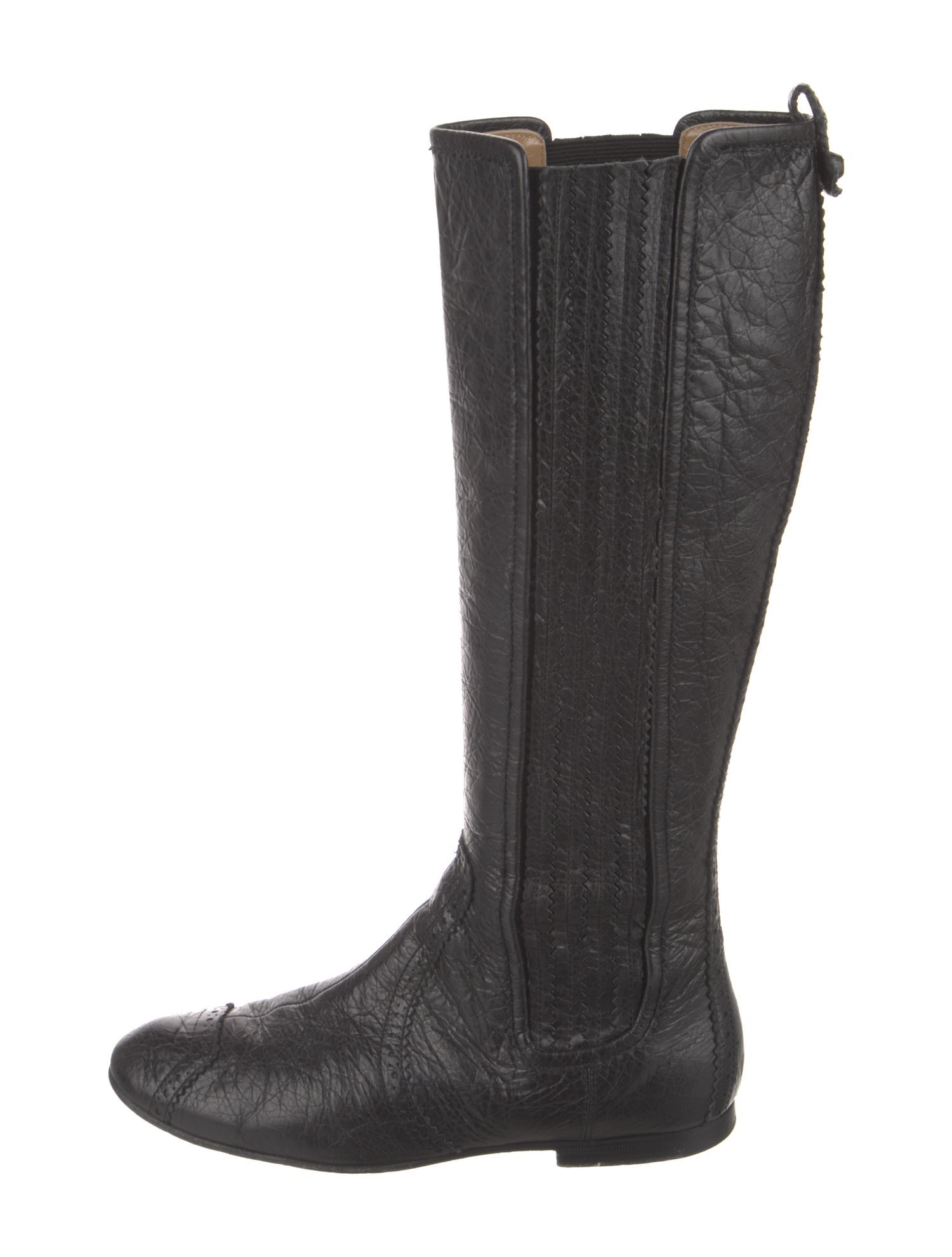 Balenciaga Leather Riding Boots