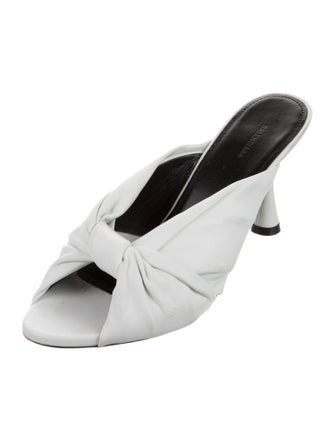 Balenciaga Leather Slides