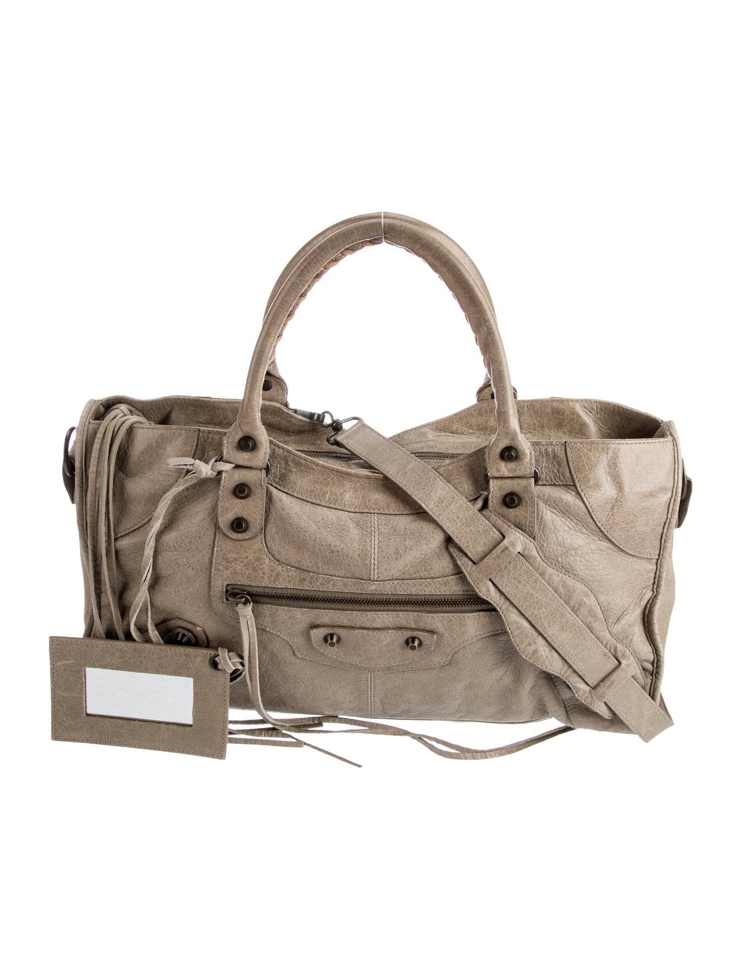 Balenciaga Leather Motorcycle Part Time Large