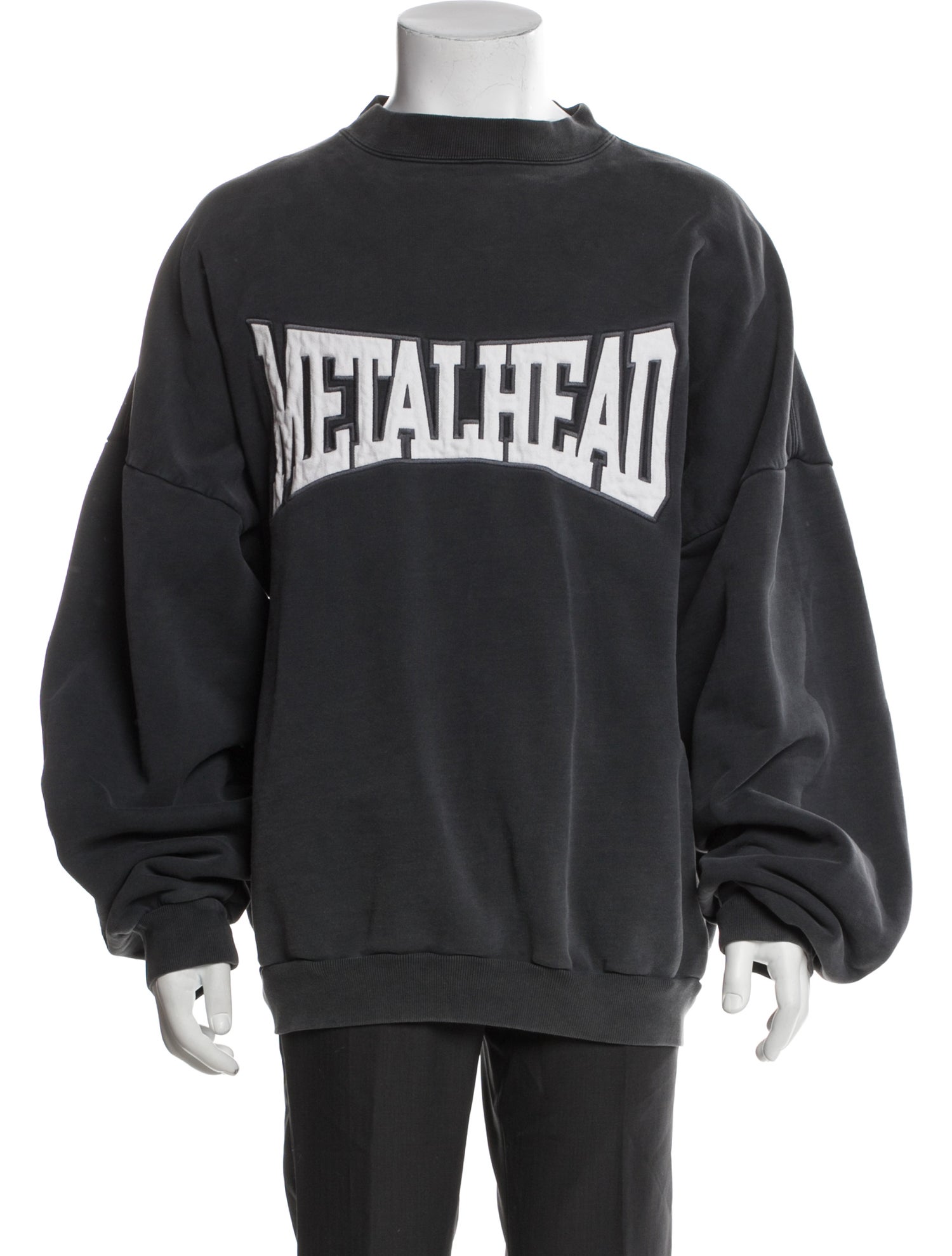 Balenciaga Graphic Print Crew Neck Pullover