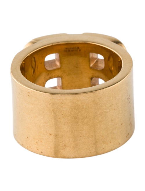 Balenciaga Crystal Bb Band Ring