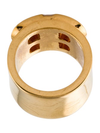 Balenciaga Crystal Bb Band Ring