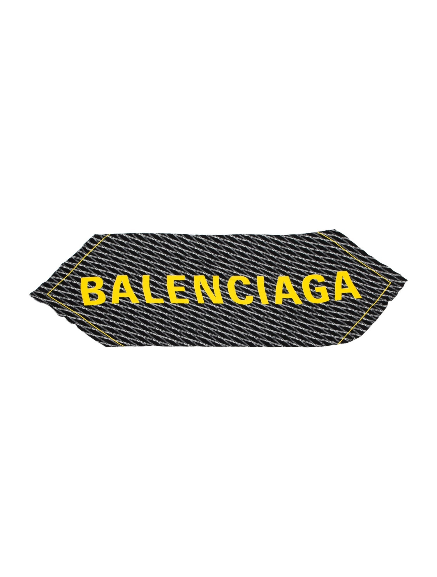 Balenciaga Silk Printed Scarf