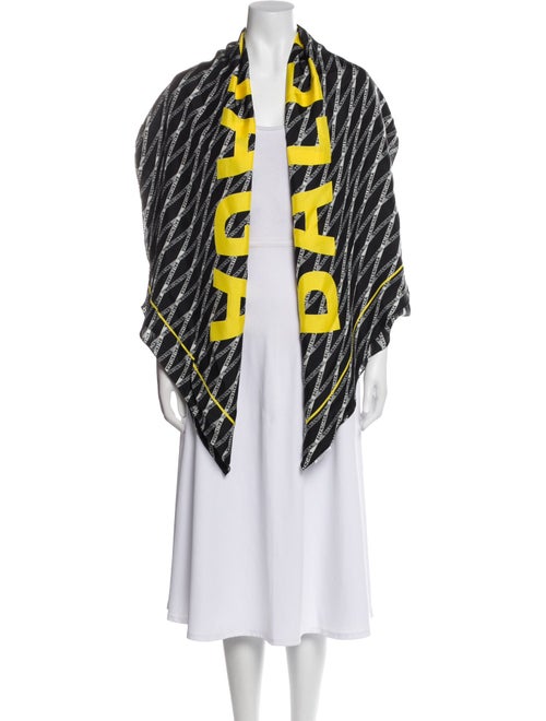 Balenciaga Silk Printed Scarf