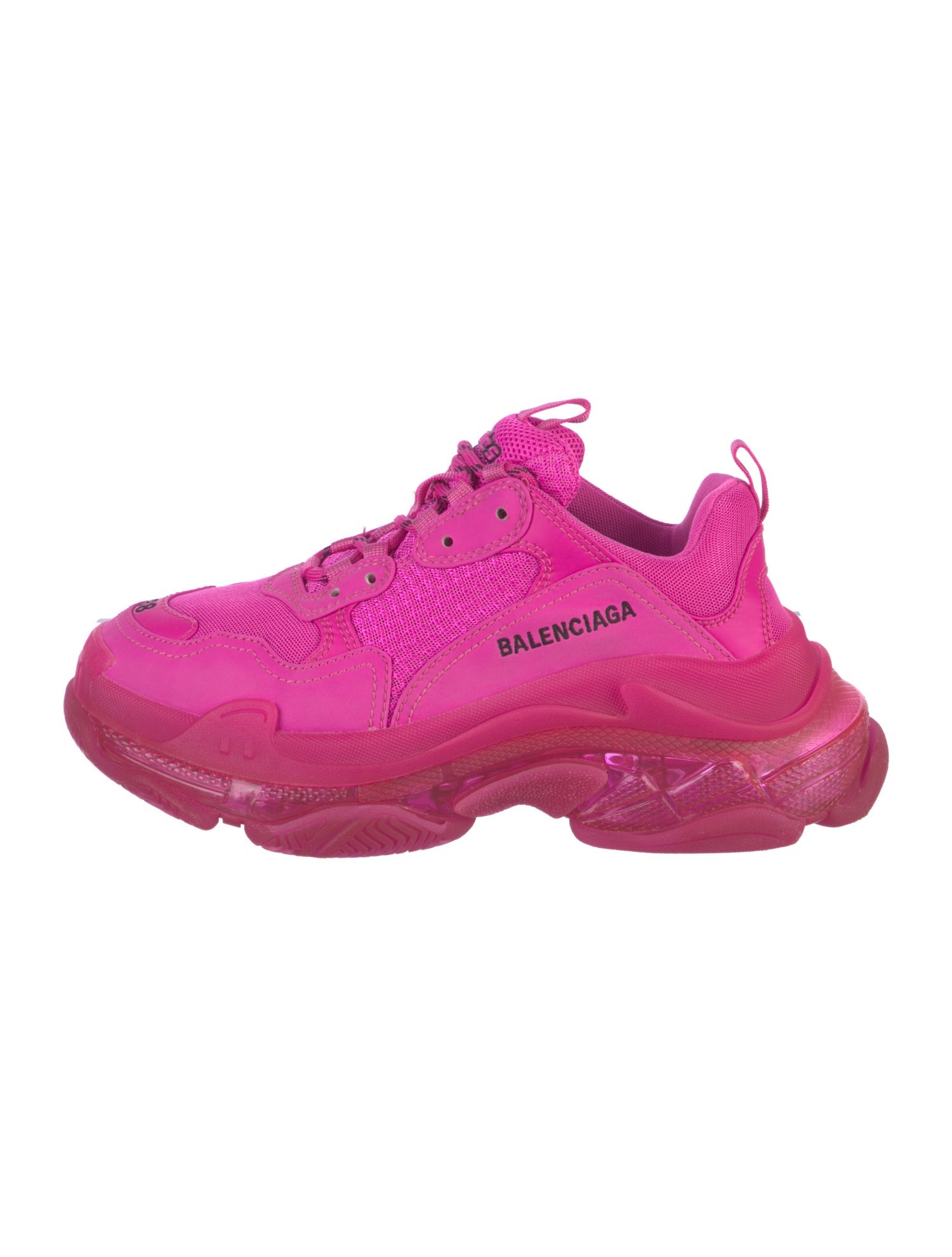 Balenciaga Triple S Clear Sole Chunky Sneakers