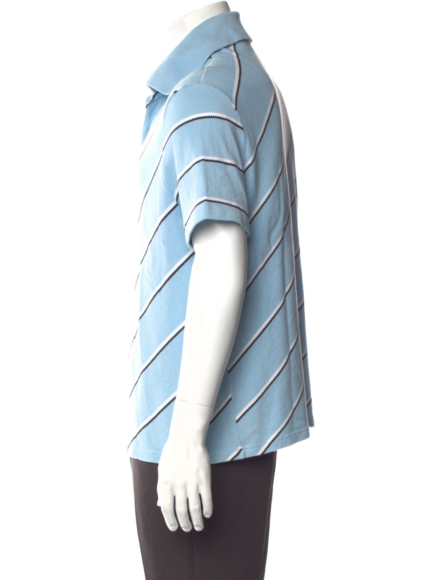 Balenciaga 2016 Striped Polo Shirt