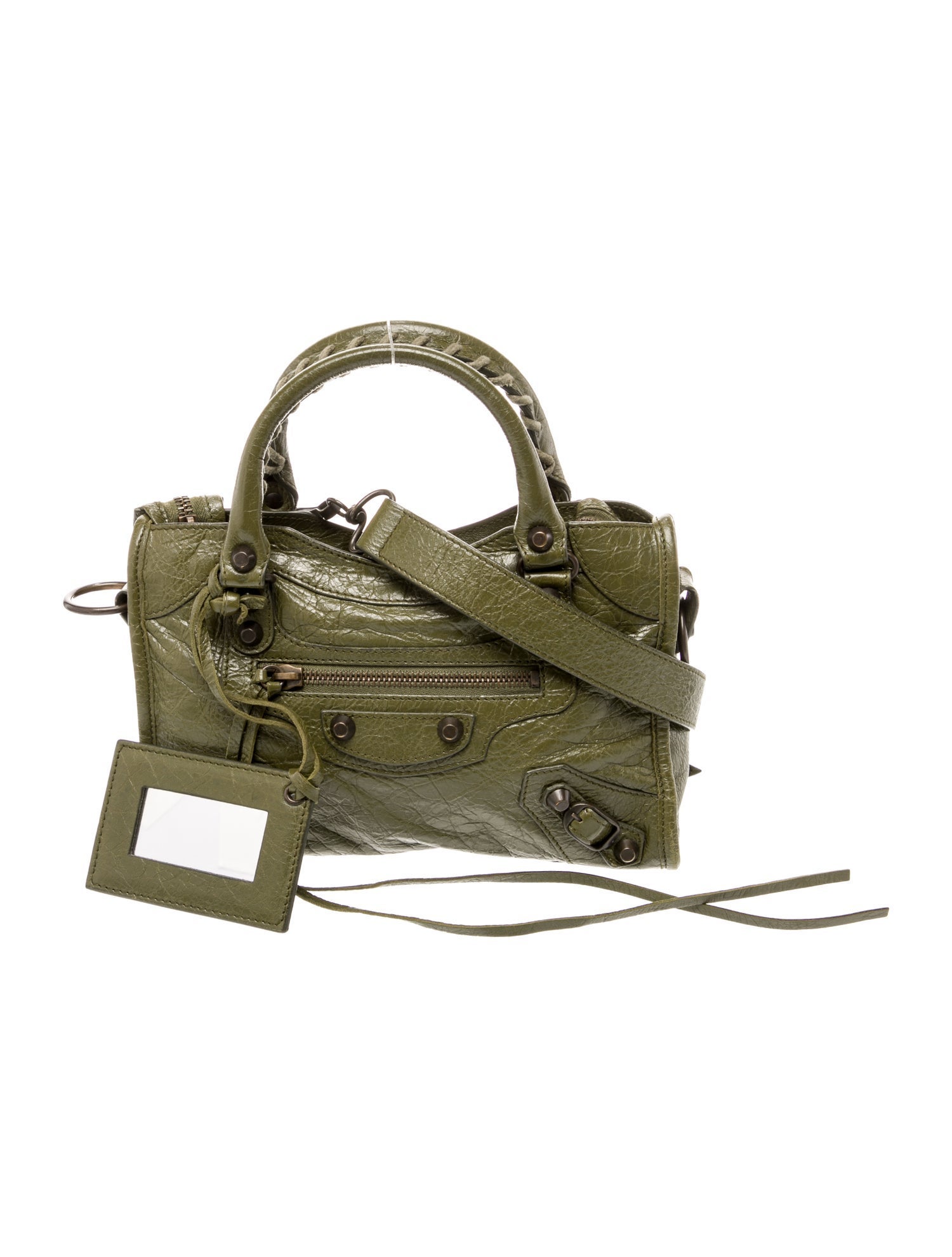 Balenciaga Leather Motocross Classic City Mini