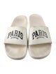 Balenciaga Rubber Graphic Print Slides