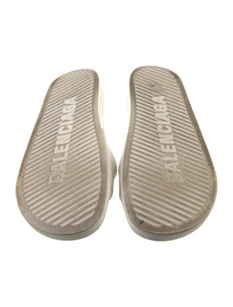 Balenciaga Rubber Graphic Print Slides