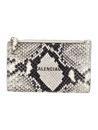 Balenciaga 2021 Embossed Leather Wallet