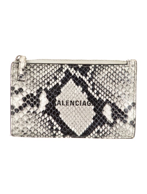 Balenciaga 2021 Embossed Leather Wallet