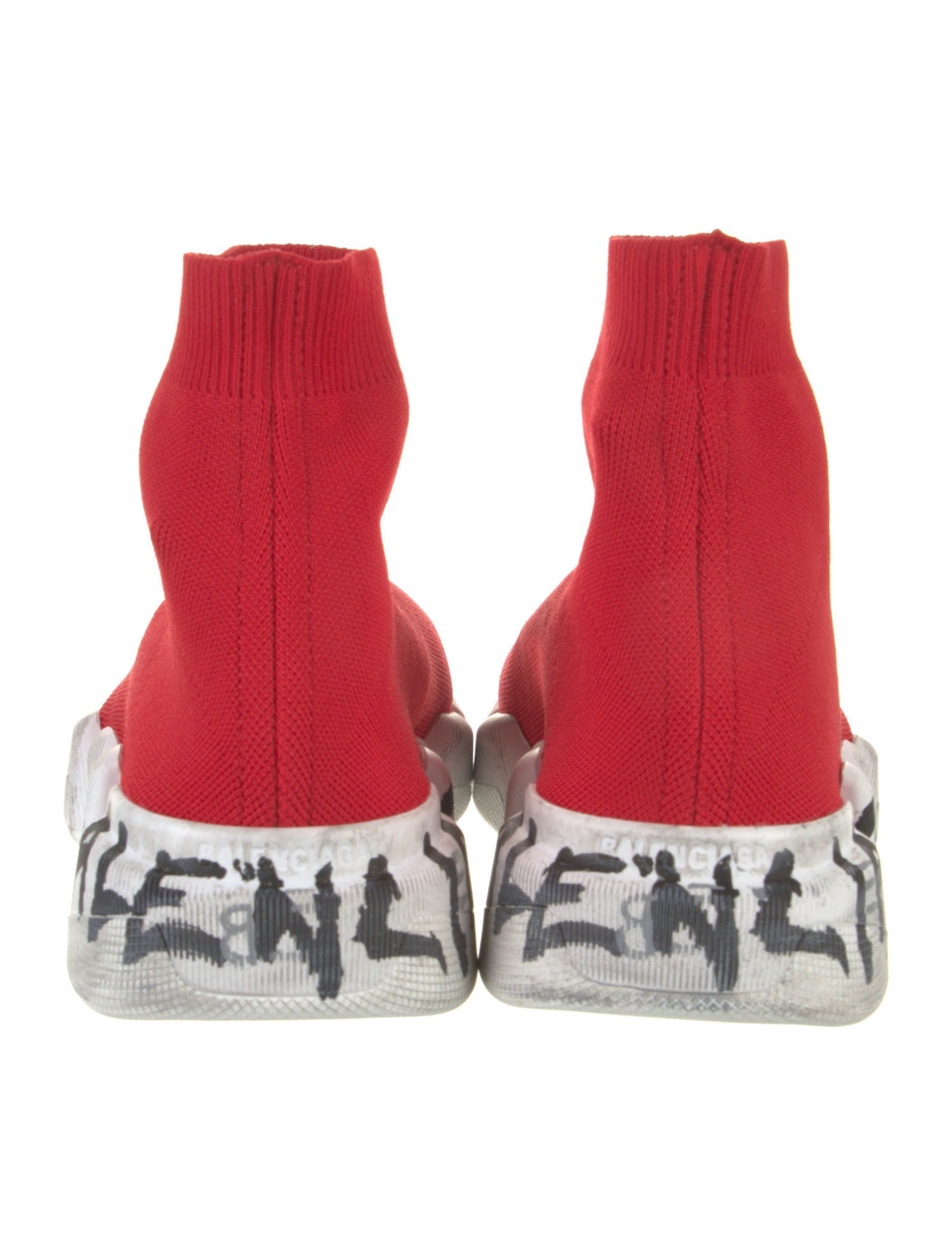 Balenciaga Distressed Accents Sock Sneakers