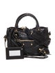 Balenciaga Leather Motocross Classic Mini City Bag Mini