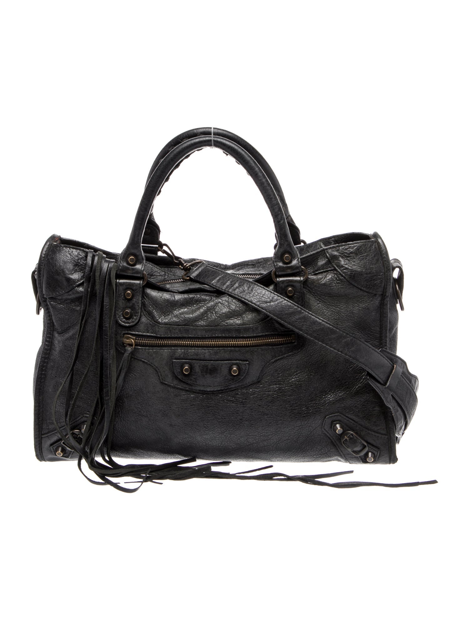 Balenciaga Leather Motocross Classic City