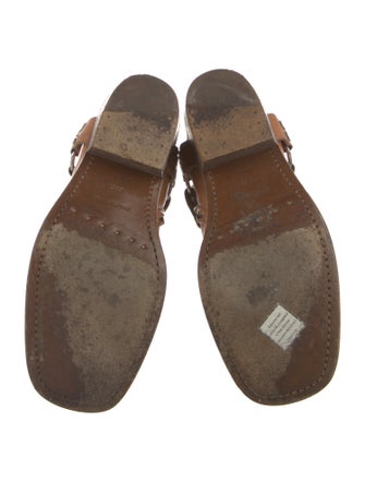 Balenciaga Leather Studded Accents Moto Boots