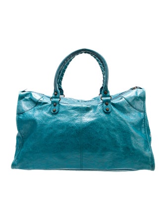 Balenciaga Leather Motocross Classic Part-Time Bag