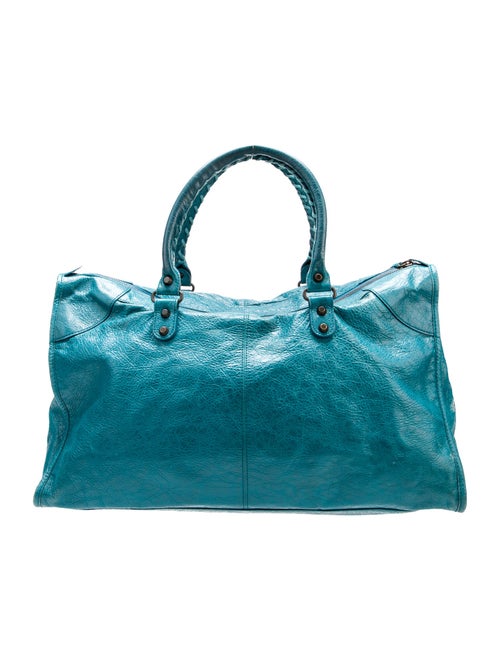 Balenciaga Leather Motocross Classic Part-Time Bag