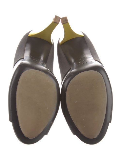 Balenciaga Canvas Colorblock Pattern Pumps