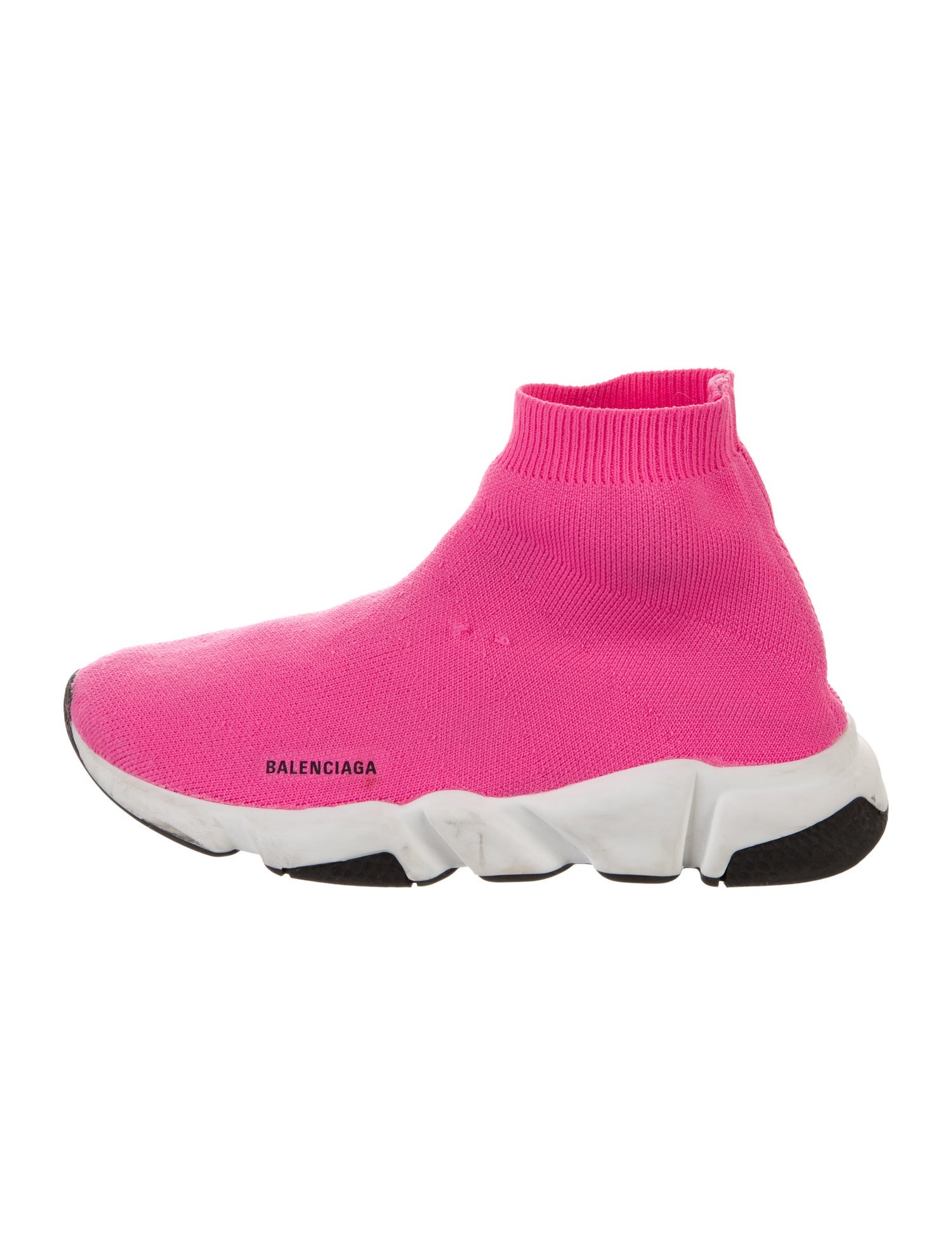 Balenciaga Girls' Knit Slip On Sneakers