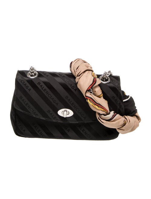 Balenciaga Jacquard Shoulder Bag