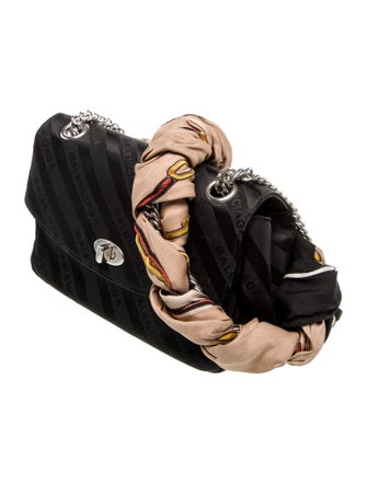 Balenciaga Jacquard Shoulder Bag