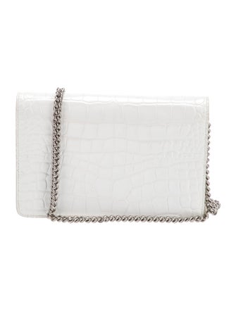 Balenciaga Embossed Leather Clutch