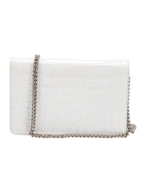 Balenciaga Embossed Leather Clutch