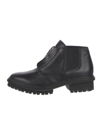 Balenciaga Leather Lace-Up Boots