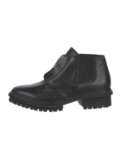 Balenciaga Leather Lace-Up Boots