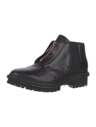 Balenciaga Leather Lace-Up Boots