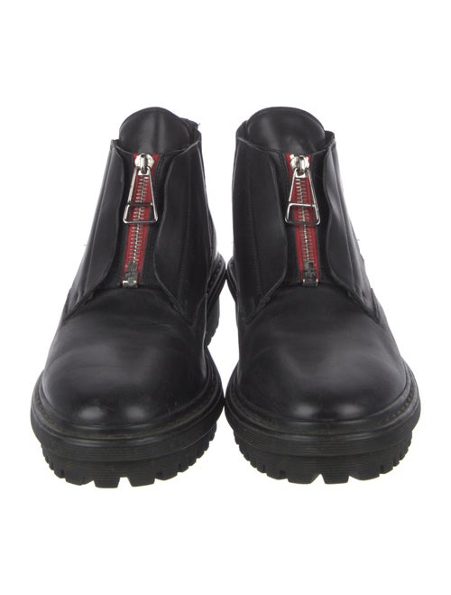 Balenciaga Leather Lace-Up Boots