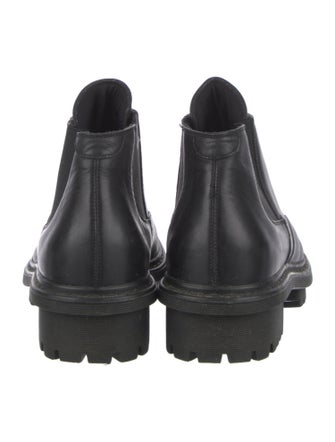 Balenciaga Leather Lace-Up Boots