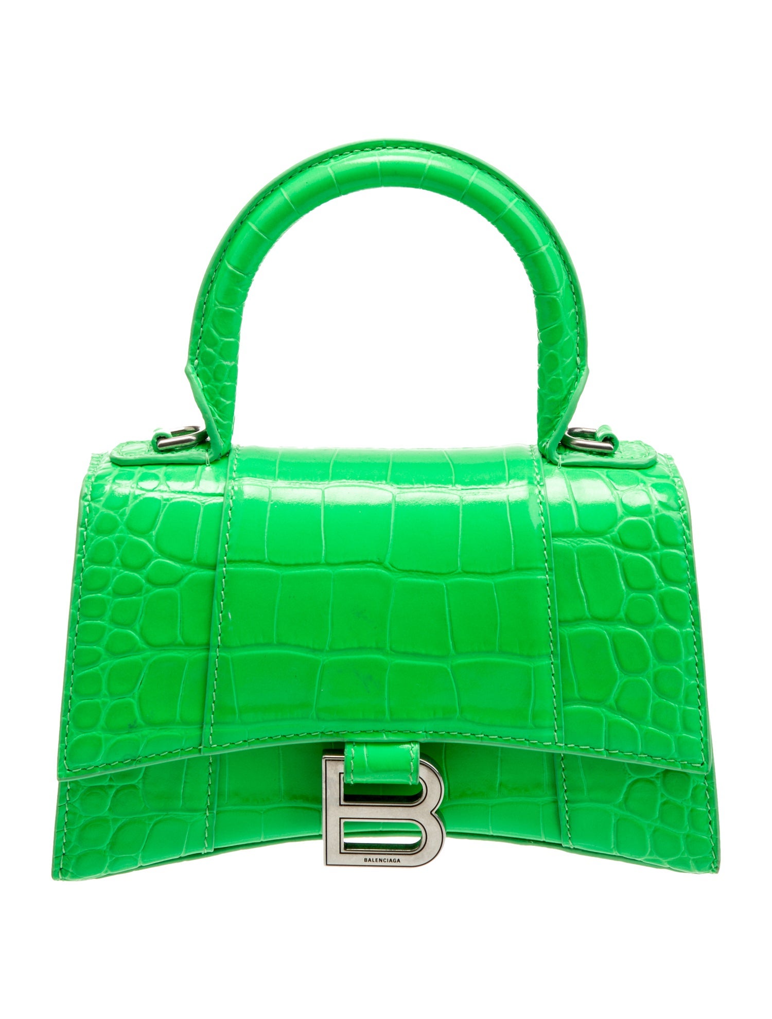 Balenciaga Embossed Leather Hourglass XS