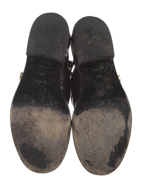 Balenciaga Leather Cutout Accent Boots