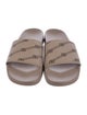 Balenciaga Signature Logo Rubber Slides