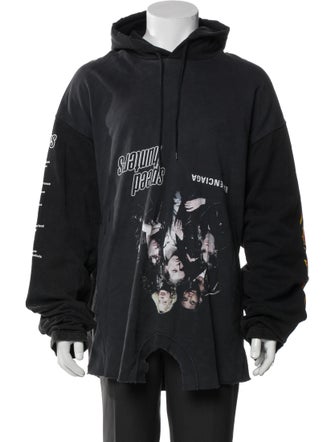 Balenciaga 2021 Graphic Print Hoodie