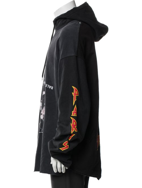 Balenciaga 2021 Graphic Print Hoodie