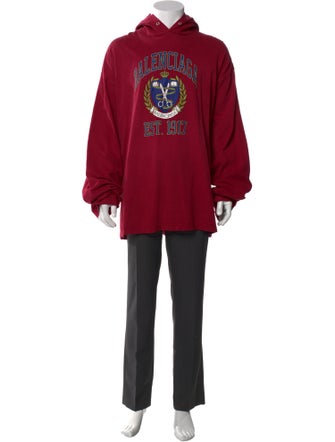 Balenciaga 2021 Graphic Print Hoodie