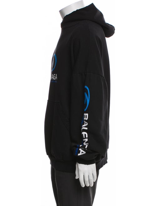 Balenciaga 2023 Signature Logo Hoodie