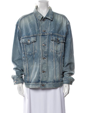 Balenciaga 2017 'All Over' Denim Jacket