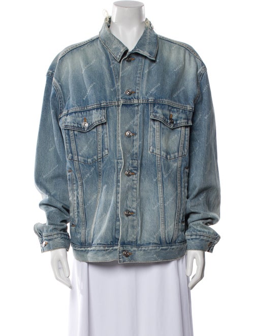 Balenciaga 2017 'All Over' Denim Jacket