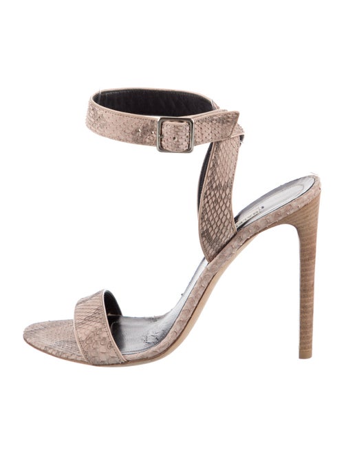 Balenciaga Snakeskin Animal Print Sandals