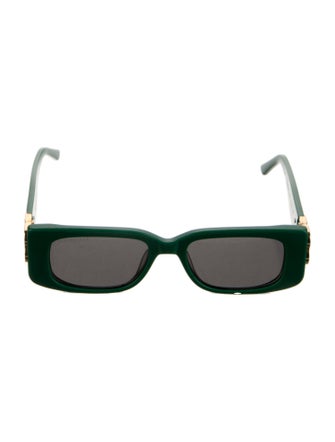 Balenciaga Square Tinted Sunglasses