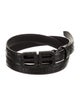 Balenciaga Skinny Embossed Leather Belt