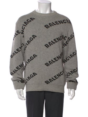Balenciaga 2018 'All Over Logo' Pullover