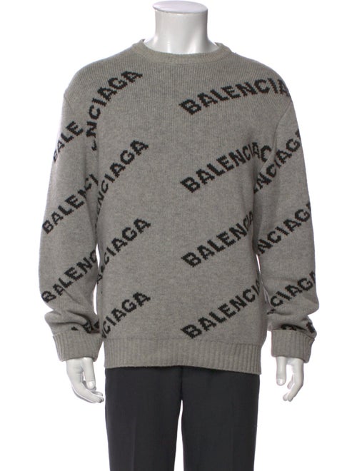 Balenciaga 2018 'All Over Logo' Pullover